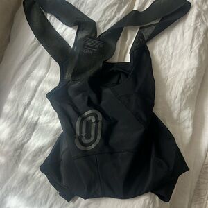 Ostroy black bib shorts size XS